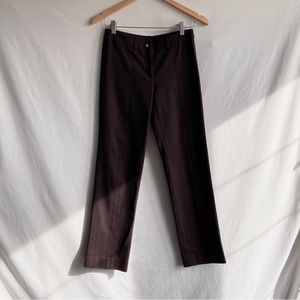 Tory Burch Low Rise Brown Pants